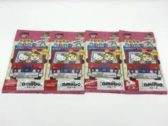 あつ森 amiiboカード サンリオ　4パック どうぶつの森　アミーボカード