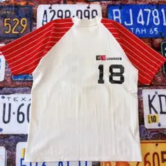90s サッカーゲームシャツ McDONALD 18 メッシュTシャツ L 古着のサムネイル