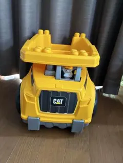 CAT ダンプカー おもちゃ トラック メガブロック