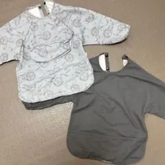男の子　お食事エプロン　2枚セット