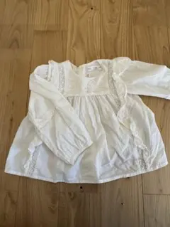 zarakids 白ブラウス
