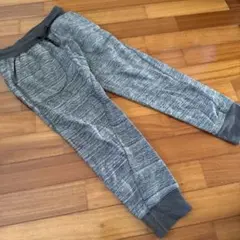 グレー　長ズボン　ボトムス　裏起毛　8 130 男　女