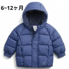 GAP ベビー アウター 中綿ジャケット ブルー