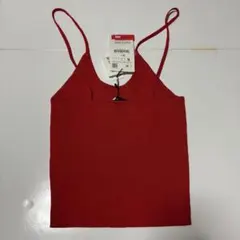 【新品】ZARA レッド キャミソール Sサイズ クロップド トップスのサムネイル