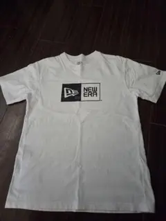 NEW ERA ロゴプリント 半袖 Tシャツ ホワイト M