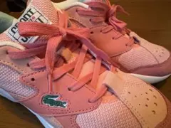LACOSTE ピンク スニーカー　24cm