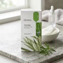 【半額】TEATREE MASK 10枚入【私用期限：２０２６／6まで)