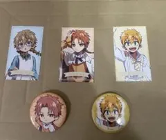 地縛少年花子くんアニメイトFlower Picnic 特典ミニカード　缶バッジ