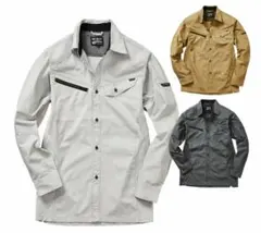 ❤WORKMAN❤ダブルエムストレッチ長袖シャツ　春夏　（LL）着用回数1回のサムネイル