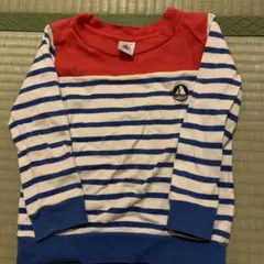 PETIT BATEAU ストライプ長袖カットソー 94cm