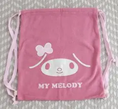 【新品・未使用】MY MELODY フリースナップサック