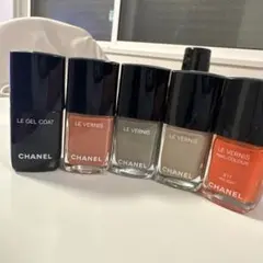 CHANEL ネイルカラー 5本セット 専用ケース付き - メルカリ