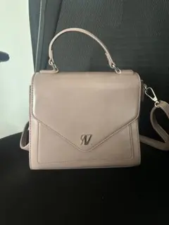 AZUL BY MOUSSY 2way スクエア ハンドバッグショルダーピンク
