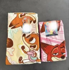 しまむら　ズートピア　フェイスタオル２枚組　バスタオル１枚