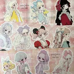 ［K330］rio_ykr様×unichoco様 素材シート コラージュシート