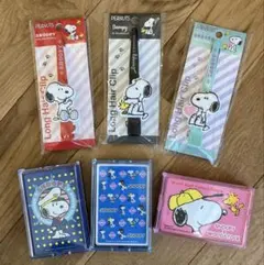 【新品】スヌーピー⭐︎ヘアクリップ 3個セット、トランプ 3個セット