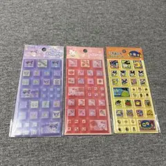 セブンイレブン タイルシール 3枚セット たまごっち サンリオ