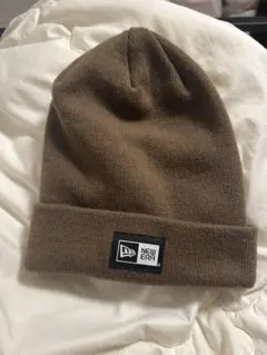 NEW ERA ニット帽 ビーニー ブラウンのサムネイル