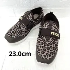 ✨新品未使用✨moz ストレッチスニーカーヒョウ柄 軽量　23cm