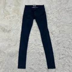 ✨ EMODA エモダ　ストレッチ　スキニーデニムパンツ　細身　ブルー