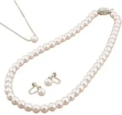 7.5mmあこや真珠　3点セット　高島屋　保証書アリ　箱付き