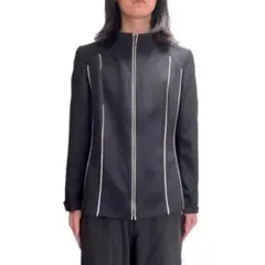 00s archive high neck mode zipup blouson