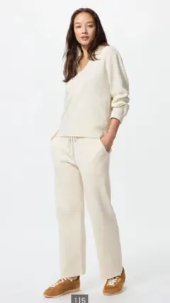 UNIQLOウォッシャブルニットリブパンツS