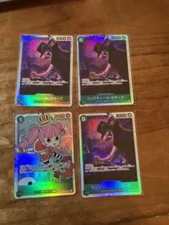 ワンピースカード　ミホーク ペローナ SR 師弟の絆 ゾロ デッキパーツ