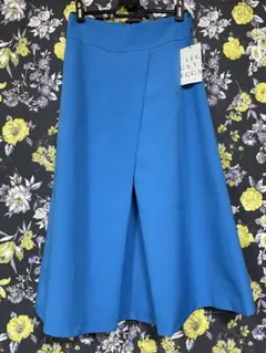 YECCA VECCA イェッカヴェッカ♡Aラインタックスカート 新品未使用　青