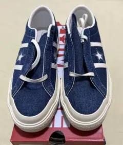 コンバース　STRA&BARS DENIM BLUE 26センチ