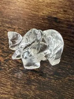 ヒマラヤ水晶 ガネーシャ 彫り物 インド ネパール産 一点物 神様