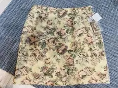 新品レストローズカーテン素材ウール地スカートM LEST ROSE ジャガード地