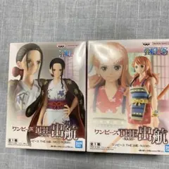 ワンピース THE出航 フィギュア ニコ・ロビン ナミ 2点　まとめ売り　新品のサムネイル
