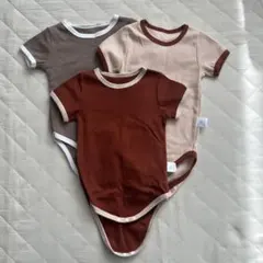 【ベビー服】　半袖ロンパース　70cm