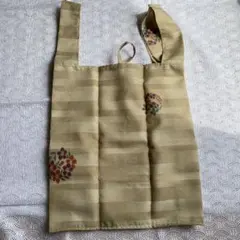 京都　一布や　和柄　エコバッグ　トートバッグ　花柄
