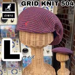 SALE⭐️KANGOL　人気定番504　格子柄　ハンチング　Lサイズ