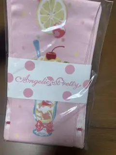 Angelic Pretty ピンク フルーツパフェ柄ニーハイのサムネイル