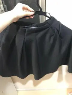 evelyn キュロット スカート ショートパンツ 黒