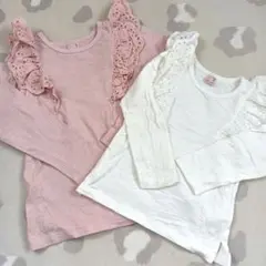 petit main 長袖カットソー 2枚セット 100　120