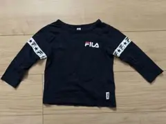 FILA ブラック 長袖カットソー 80センチ