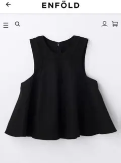 今期新品タグ付き ENFOLD CROPPED TOPS☆完売品