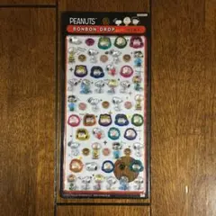 スヌーピー　&フレンズ　ボンボンドロップシール　ミニ
