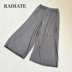 【新品未使用】ヤマダヤ　RADIATE プリーツ　ワイドパンツ　グレー　洗濯◎