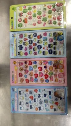 たまごっち　ボンボンドロップ　風　3D ステッカー　シール　4枚セット2