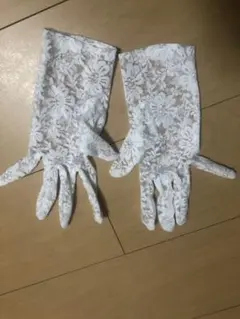 ウエディング　ブライダル　グローブ　結婚式　パーティ　手袋　ホワイト