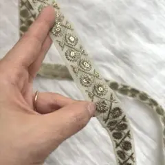 インド刺繍リボン
