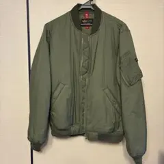 オリーブグリーン ボンバージャケット