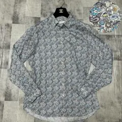 美品✨ エトロ 長袖シャツ ペイズリー柄 コットン100% Lサイズ