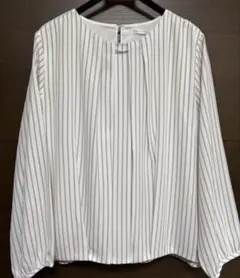 値下げ❌Honeys GLACIER ストライプ長袖ブラウス サイズLL
