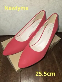 【Newlyme】6cmヒールポインテッドトゥパンプス 25.5cmのサムネイル
